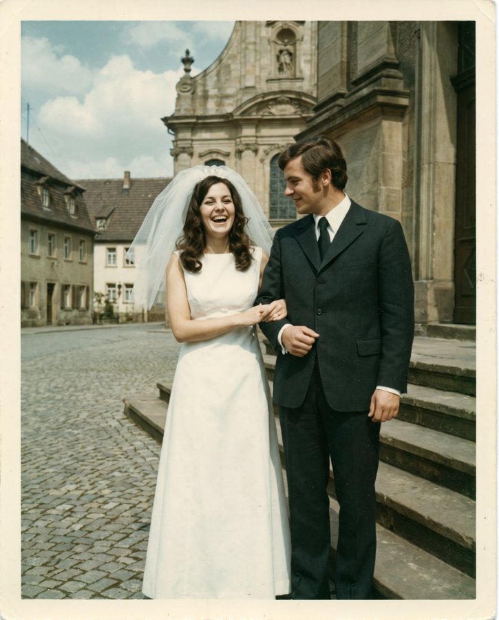 Hochzeit in Kitzingen, 1971